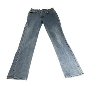 Polo Ralph Lauren Women's Sz 10 logo-cuff denim straight jeans